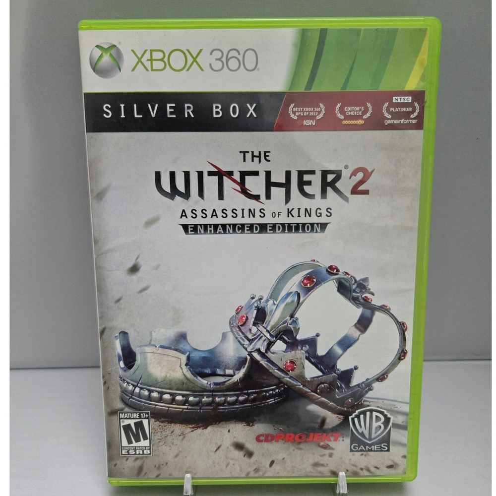 The Witcher 2 Assassins of Kings Enhanced Edition Silver Box(Xbox 360) CIB Works